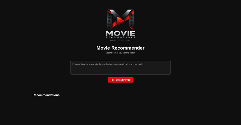 Movie Recommender Demo